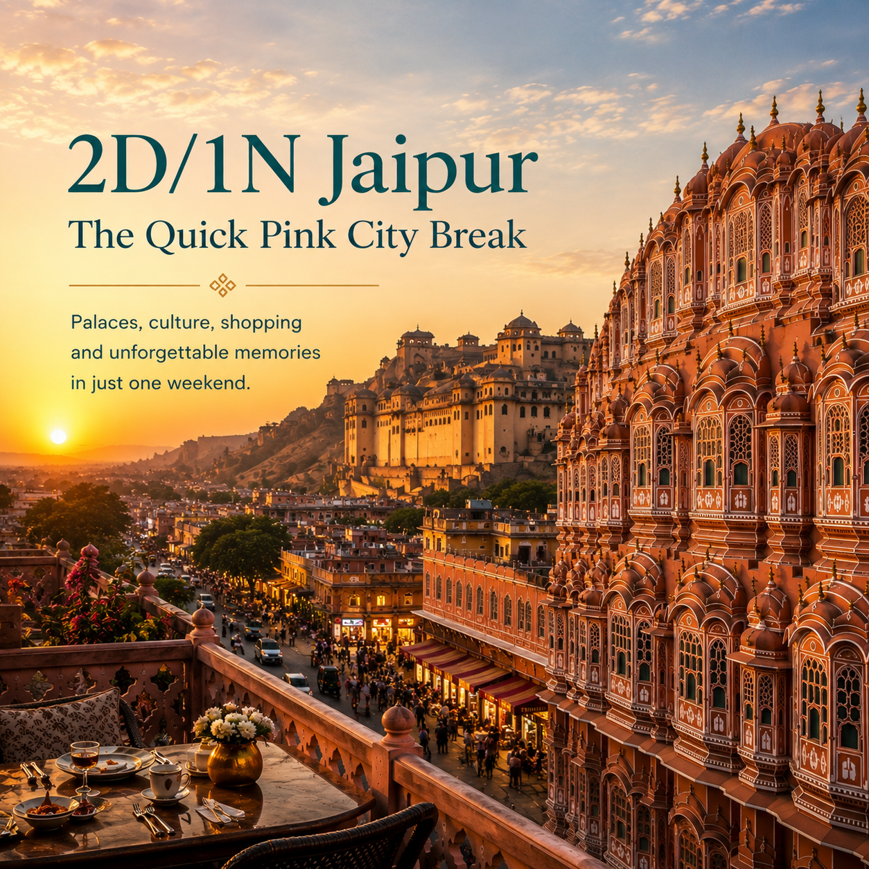 2D/1N Jaipur: The Quick Pink City Break preview