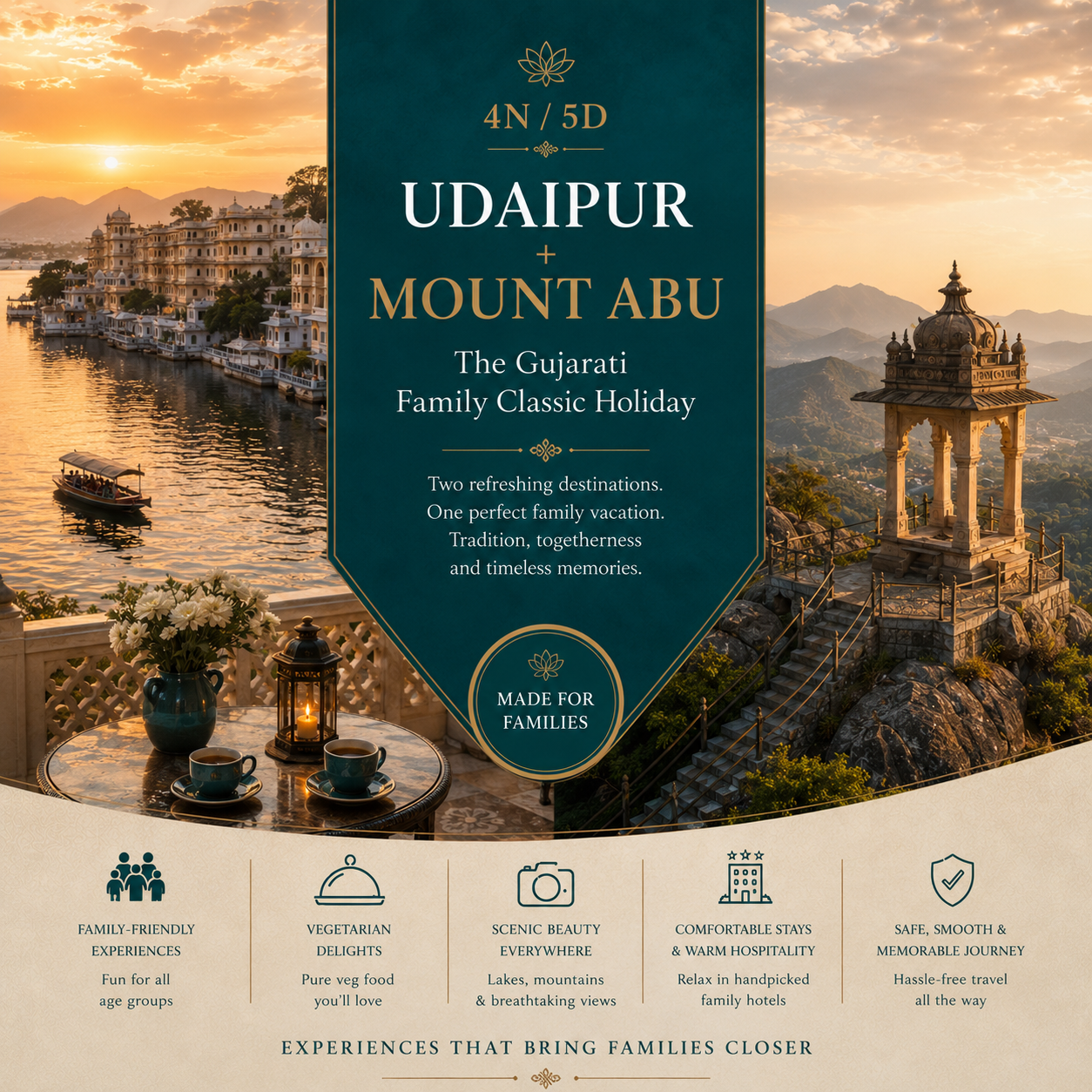 4N/5D Udaipur + Mount Abu: The Gujarati Family Classic Holiday preview