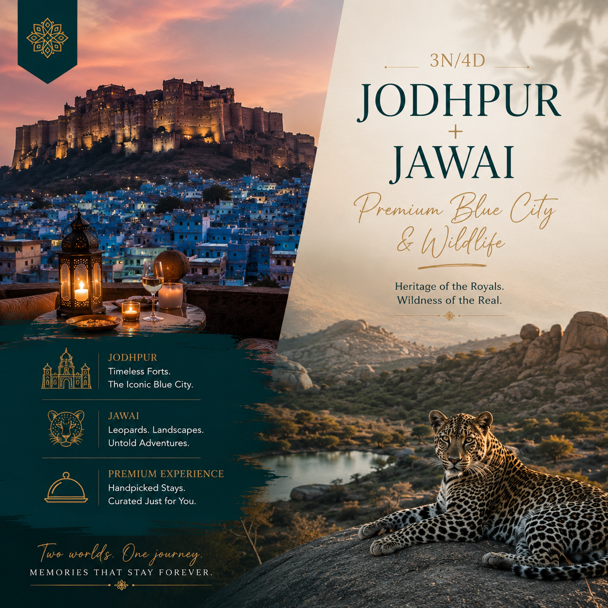 3N/4D Jodhpur + Jawai: Premium Blue City & Wildlife preview