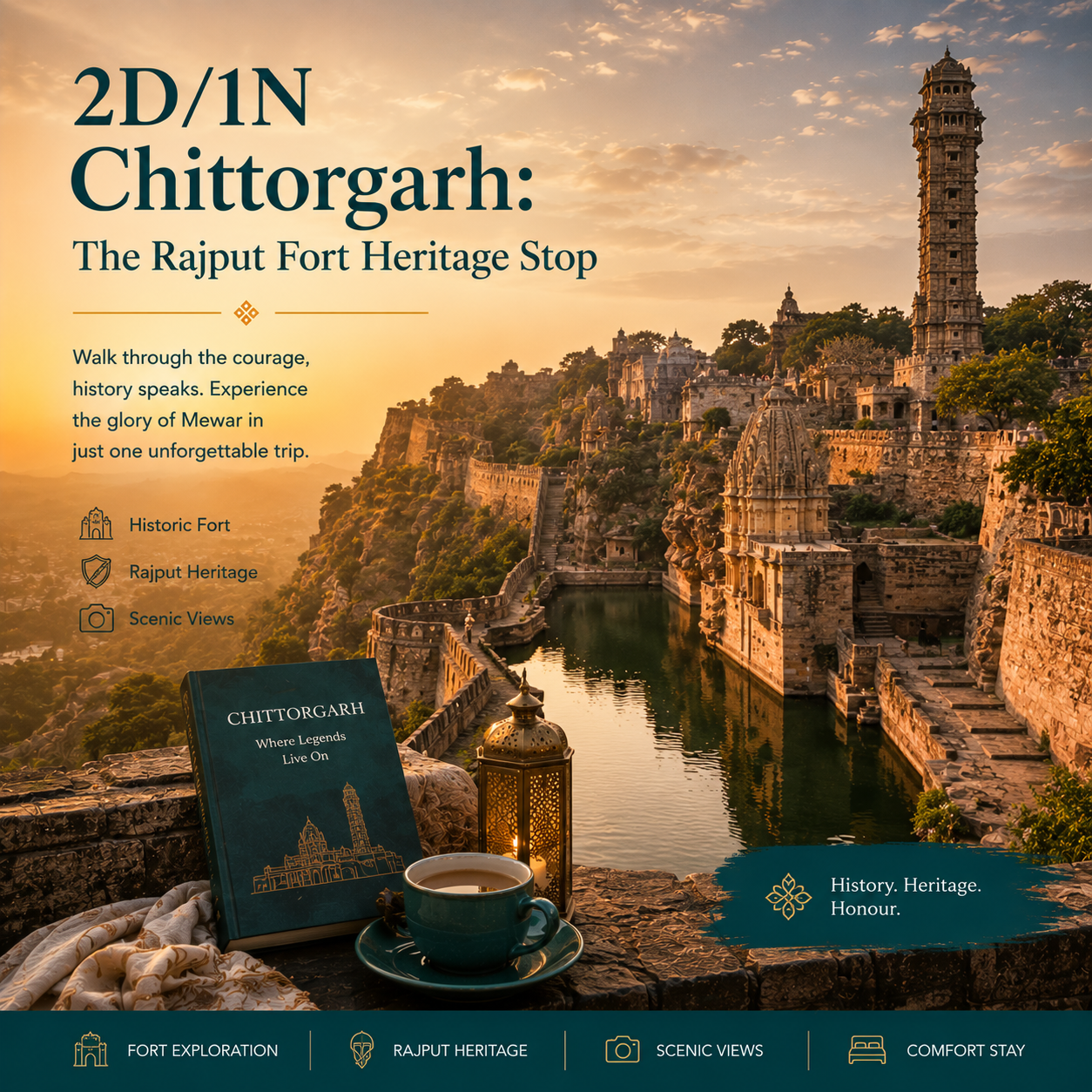 2D/1N Chittorgarh: The Rajput Fort Heritage Stop preview