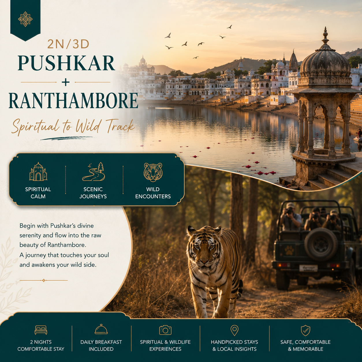 2N/3D Pushkar + Ranthambore: Spiritual to Wild Track preview