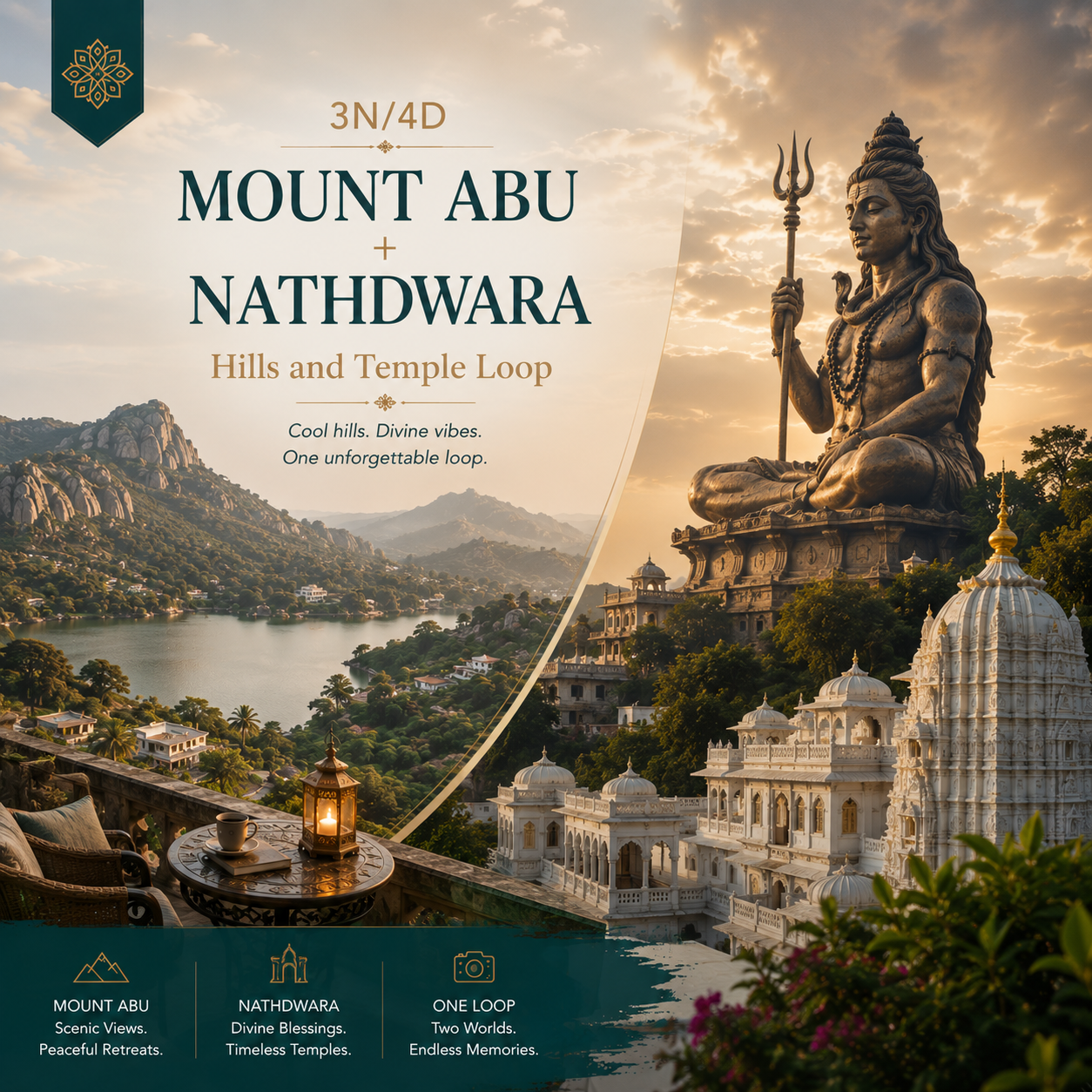 3N/4D Mount Abu + Nathdwara: Hills and Temple Loop preview