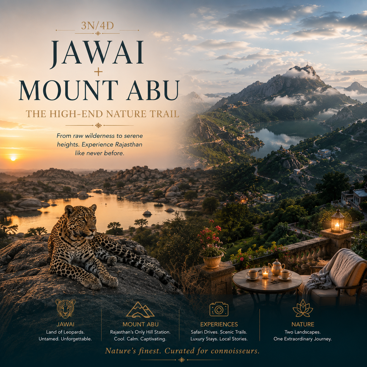 3N/4D Jawai + Mount Abu: The High-End Nature Trail preview