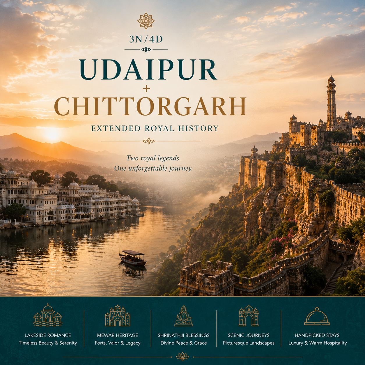 3N/4D Udaipur + Chittorgarh: Extended Royal History preview